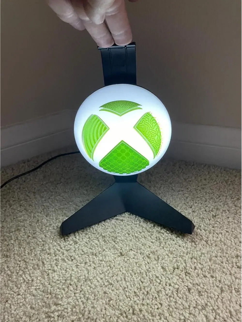 XBOX Official Gear Paladone Light Up Headphone Stand Gaming Accessory